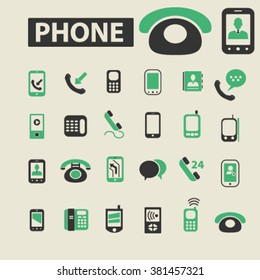 phone icons