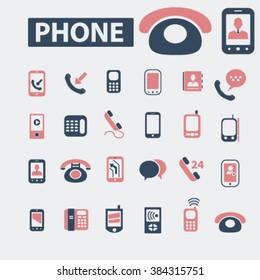 phone icons
