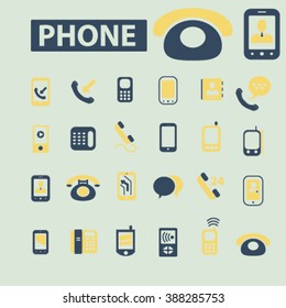 phone icons

