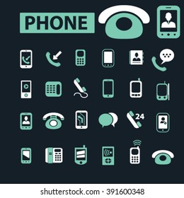 phone icons
