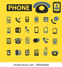phone icons
