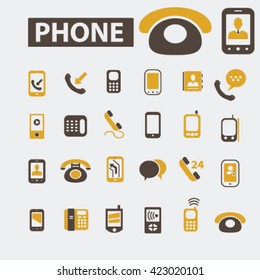 phone icons

