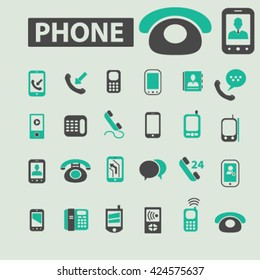 phone icons
