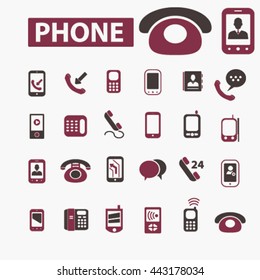 phone icons