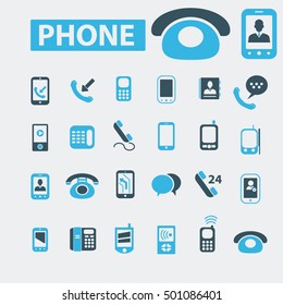 phone icons
