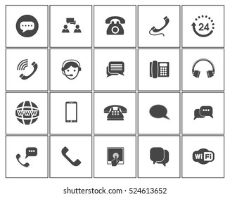 phone icons