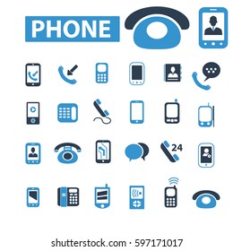 phone icons
