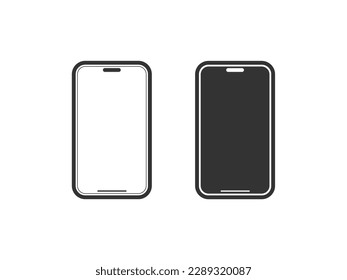 iconos de teléfono para diseño gráfico y web.