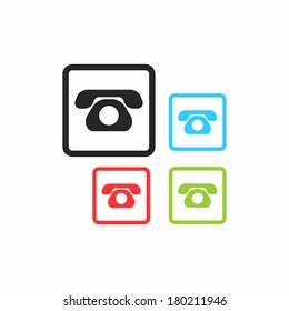 Phone icons set