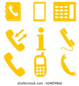 Phone icons set