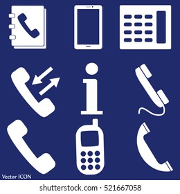 Phone icons set