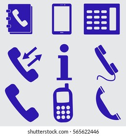 Phone icons set