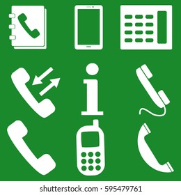 Phone icons set