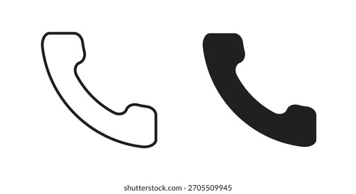 Telefon-Symbole für die Verwendung Web-Design, logo.Symbol-Illustration.