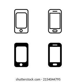 Telefonikonen, Vektor. Rufzeichen und Symbol anrufen. Telefonsymbol