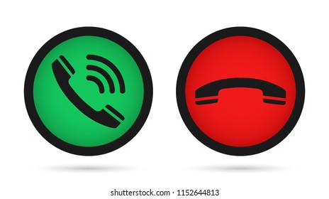 Phone icons. Vector illustration