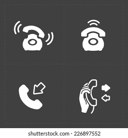 Phone icons, vector illustration.