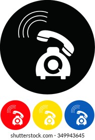 Phone icons, vector illustration