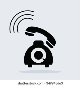 Phone icons, vector illustration