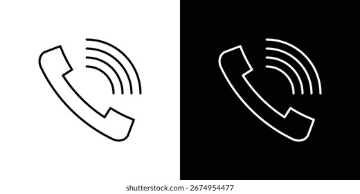 Ícones de telefone. ilustrações de símbolos vetoriais.
