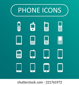 Phone icons for web