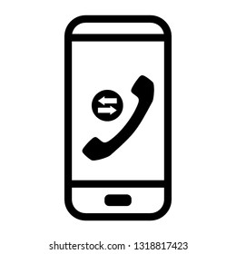 Phone icon.Telephone receiver vector icon. - Vector
