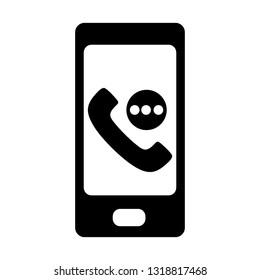 Phone icon.Telephone receiver vector icon. - Vector