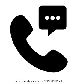 Phone icon.Telephone receiver vector icon. - Vector