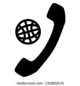 Phone icon.Telephone receiver vector icon. - Vector