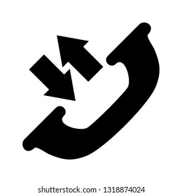 Phone icon.Telephone receiver vector icon. - Vector