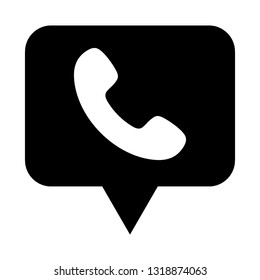 Phone icon.Telephone receiver vector icon. - Vector