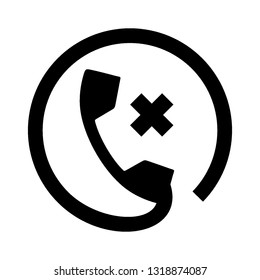 Phone icon.Telephone receiver vector icon. - Vector