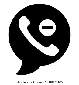 Phone icon.Telephone receiver vector icon. - Vector