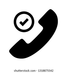 Phone icon.Telephone receiver vector icon. - Vector