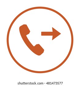 Phone   icon,vector. Flat design.