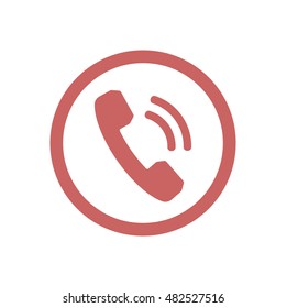 Phone   icon,vector. Flat design.