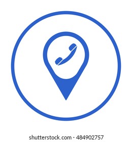 Phone   icon,vector. Flat design.