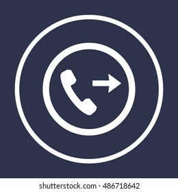 Phone   icon,vector. Flat design.