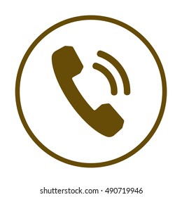 Phone   icon,vector. Flat design.
