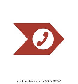 Phone   icon,vector. Flat design.