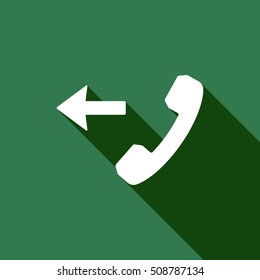 Phone   icon,vector. Flat design.