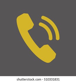 Phone   icon,vector. Flat design.