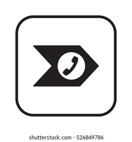 Phone   icon,vector. Flat design.