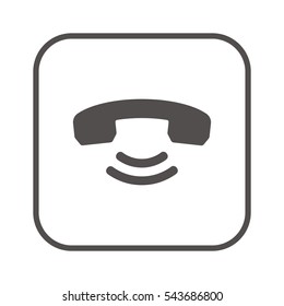 Phone   icon,vector. Flat design.