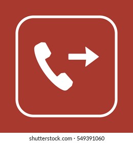 Phone   icon,vector. Flat design.