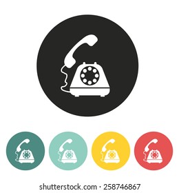 phone icon.vector illustration.