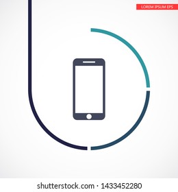 phone icon,vector illustration . Lorem Ipsum Illustration design
