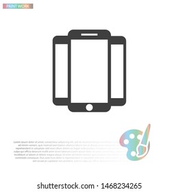 phone icon,vector illustration . Lorem Ipsum Illustration design