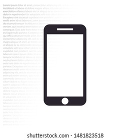phone icon,vector illustration . Lorem Ipsum Illustration design