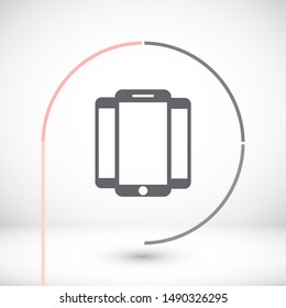 phone icon,vector illustration . Lorem Ipsum Illustration design